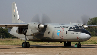 Photo ID 37679 by Menso van Westrhenen. Romania Air Force Antonov An 26, 810