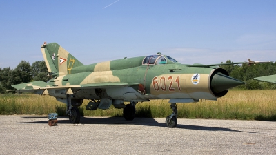 Photo ID 37587 by Chris Lofting. Hungary Air Force Mikoyan Gurevich MiG 21bis, 6021