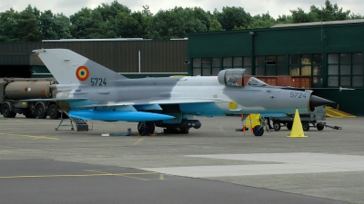 Photo ID 37885 by Radim Spalek. Romania Air Force Mikoyan Gurevich MiG 21MF 75 Lancer C, 5724