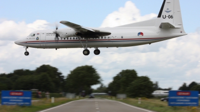 Photo ID 38216 by Jimmy van Drunen. Netherlands Air Force Fokker 50, U 06