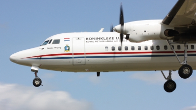 Photo ID 38217 by Jimmy van Drunen. Netherlands Air Force Fokker 50, U 06