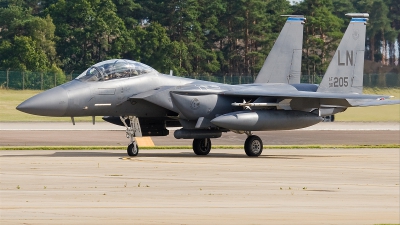 Photo ID 38150 by Alex van Noye. USA Air Force McDonnell Douglas F 15E Strike Eagle, 96 0205