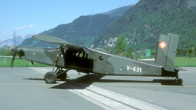 Photo ID 38089 by Joop de Groot. Switzerland Air Force Pilatus PC 6 B2 H2M 1 Turbo Porter, V 631