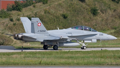 Photo ID 38279 by Rainer Mueller. Switzerland Air Force McDonnell Douglas F A 18D Hornet, J 5232