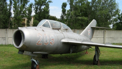 Photo ID 38744 by Péter Szentirmai. Hungary Air Force Mikoyan Gurevich MiG 15UTI, 203