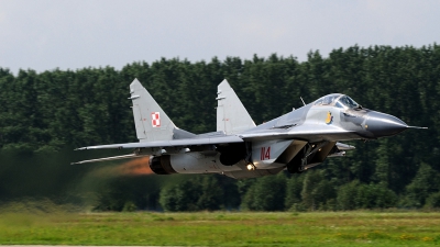 Photo ID 38647 by Slawomir Szychowski. Poland Air Force Mikoyan Gurevich MiG 29A 9 12A, 114