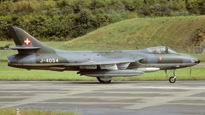 Photo ID 38812 by Rainer Mueller. Switzerland Air Force Hawker Hunter F58, J 4054