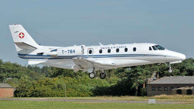 Photo ID 39080 by Lieuwe Hofstra. Switzerland Air Force Cessna 560XL Citation Excel, T 784