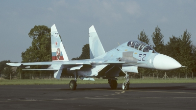 Photo ID 39307 by Hartmut Feldmann. Russia Air Force Sukhoi Su 30MK Flanker, 52 BLUE