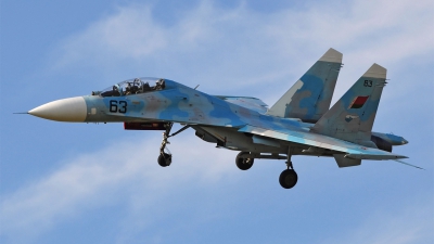 Photo ID 39364 by Roman Mr.MiG. Belarus Air Force Sukhoi Su 27UBM, 63 BLUE