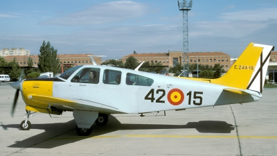 Photo ID 39576 by Joop de Groot. Spain Air Force Beech E 24A Bonanza F33C, E 24A 19