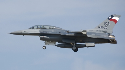 Photo ID 39688 by Jörg Pfeifer. USA Air Force General Dynamics F 16D Fighting Falcon, 87 0374