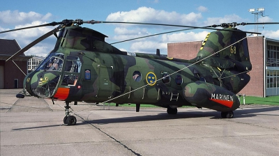 Photo ID 39768 by Lieuwe Hofstra. Sweden Navy Boeing Vertol Kawasaki Hkp4B 107 II 15, 04068