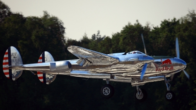 Photo ID 40422 by Robert Hoeting. Private Red Bull Lockheed P 38L Lightning, N25Y