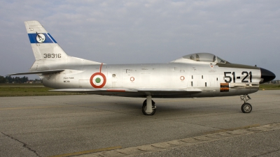 Photo ID 40933 by Roberto Bianchi. Italy Air Force North American F 86K Sabre, MM53 8316