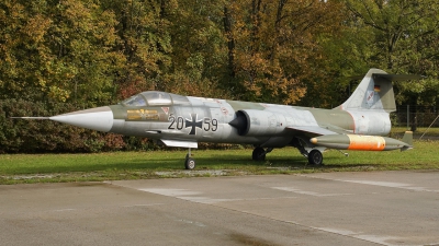 Photo ID 41366 by Jörg Pfeifer. Germany Air Force Lockheed F 104G Starfighter, 20 59