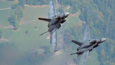 Photo ID 41638 by Sven Zimmermann. Switzerland Air Force McDonnell Douglas F A 18C Hornet, J 5011