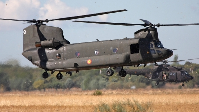 Photo ID 41513 by Javier Bozzino Barbudo. Spain Army Boeing Vertol CH 47D Chinook, HT 17 15