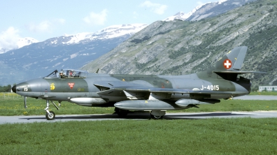 Photo ID 41738 by Joop de Groot. Switzerland Air Force Hawker Hunter F58, J 4015