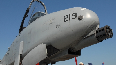 Photo ID 42434 by Rod Dermo. USA Air Force Fairchild A 10A Thunderbolt II, 79 0219