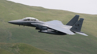 Photo ID 42736 by Barry Swann. USA Air Force McDonnell Douglas F 15E Strike Eagle, 91 0311