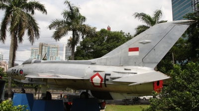 Photo ID 42636 by Barry Swann. Indonesia Air Force Mikoyan Gurevich MiG 21F 13, F 2164