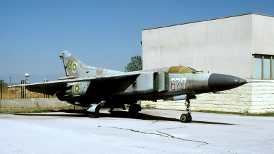 Photo ID 43341 by Joop de Groot. Bulgaria Air Force Mikoyan Gurevich MiG 23MF, 670