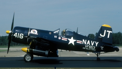Photo ID 43613 by David F. Brown. USA Navy Vought F4U 4 Corsair, N713JT 97143