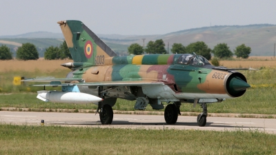 Photo ID 5406 by Paul J. Gross - Aviationreport. Romania Air Force Mikoyan Gurevich MiG 21MF, 6003