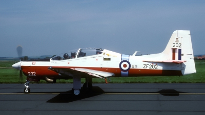 Photo ID 44397 by Joop de Groot. UK Air Force Short Tucano T1, ZF202