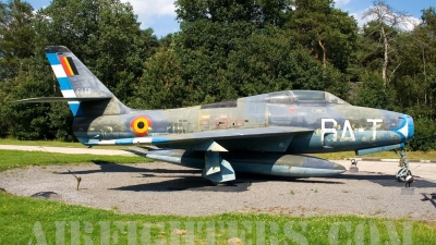 Photo ID 5540 by Jörg Pfeifer. Belgium Air Force Republic F 84F Thunderstreak, FU 66