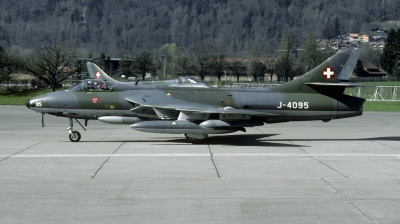 Photo ID 44710 by Joop de Groot. Switzerland Air Force Hawker Hunter F58, J 4095