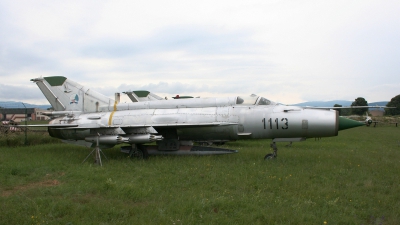 Photo ID 44778 by Milos Ruza. Czechoslovakia Air Force Mikoyan Gurevich MiG 21MA, 1113