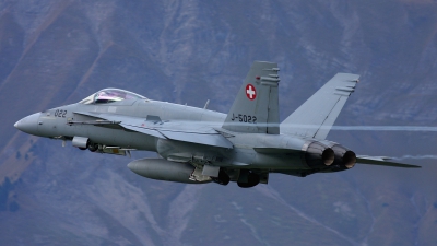 Photo ID 44907 by Simon George. Switzerland Air Force McDonnell Douglas F A 18C Hornet, J 5022