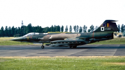 Photo ID 45093 by Alex Staruszkiewicz. Belgium Air Force Lockheed F 104G Starfighter, FX60