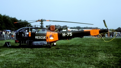 Photo ID 45309 by Joop de Groot. Netherlands Air Force Aerospatiale SA 316B Alouette III, H 75