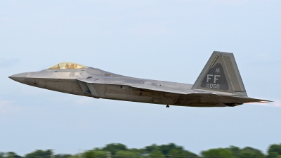 Photo ID 45490 by Steve Homewood. USA Air Force Lockheed Martin F 22A Raptor, 03 4050