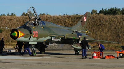 Photo ID 45545 by Henk Schuitemaker. Poland Air Force Sukhoi Su 22UM 3K, 310