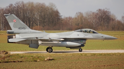 Photo ID 45609 by Philipp Jakob Schumacher. Poland Air Force General Dynamics F 16C Fighting Falcon, 4045