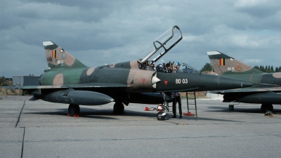 Photo ID 46136 by Henk Schuitemaker. Belgium Air Force Dassault Mirage 5BD, BD03
