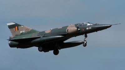 Photo ID 46135 by Henk Schuitemaker. Belgium Air Force Dassault Mirage 5BR, BR03