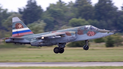 Photo ID 46490 by Chris Lofting. Russia Air Force Sukhoi Su 25, 76 RED