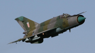 Photo ID 47853 by Goran Novacic. Croatia Air Force Mikoyan Gurevich MiG 21bis, 115