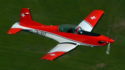 Photo ID 47880 by Sven Zimmermann. Switzerland Air Force Pilatus PC 7 Turbo Trainer, A 917