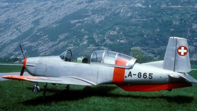 Photo ID 47930 by Joop de Groot. Switzerland Air Force Pilatus P 3 05, A 865