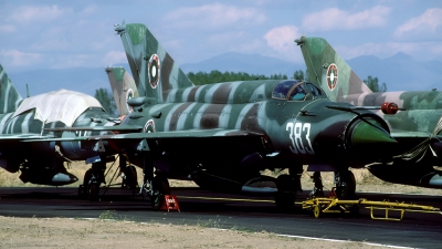 Photo ID 48087 by Joop de Groot. Bulgaria Air Force Mikoyan Gurevich MiG 21bis, 383