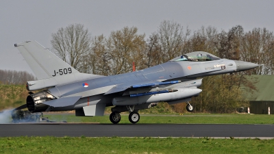 Photo ID 48145 by Eric Tammer. Netherlands Air Force General Dynamics F 16AM Fighting Falcon, J 509