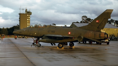 Photo ID 48914 by Alex Staruszkiewicz. Denmark Air Force North American TF 100F Super Sabre, GT 982