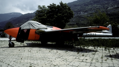 Photo ID 49068 by Joop de Groot. Switzerland Air Force De Havilland DH 100 Vampire FB 6, J 1122