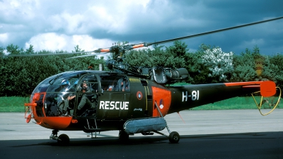 Photo ID 49323 by Joop de Groot. Netherlands Air Force Aerospatiale SA 316B Alouette III, H 81